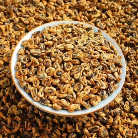 Dianhong Golden Snail Black Tea product photo for HermTEA website