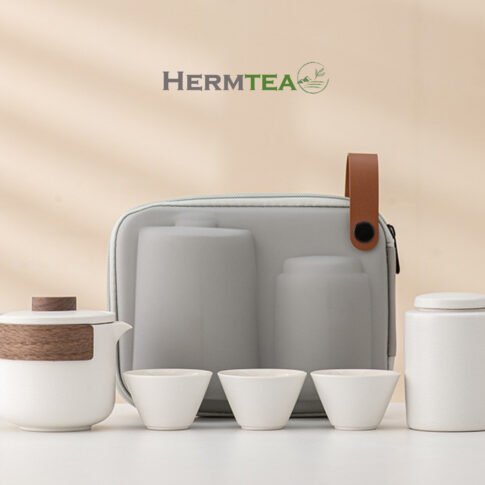 Nomad Brew · Portable Gongfu Tea Set (1 Teapot + 3 Cups)| HermTEA