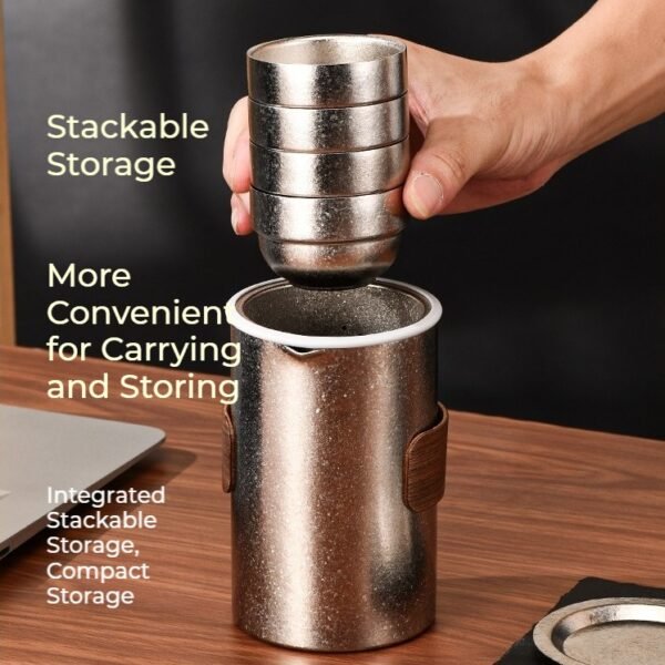 Skytrail·TitaniumTravelTeaSet12