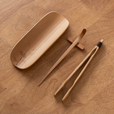 Bamboo Tea Scoop 4-Piece Set-Bamboo