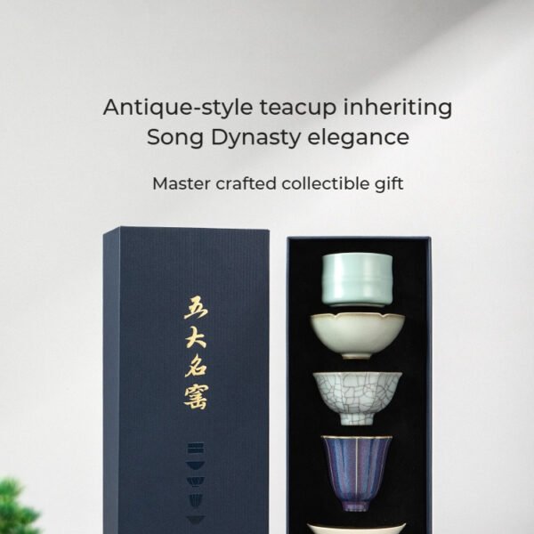 EchoesofFire·TheFiveGreatKilnsPorcelainCupSet9