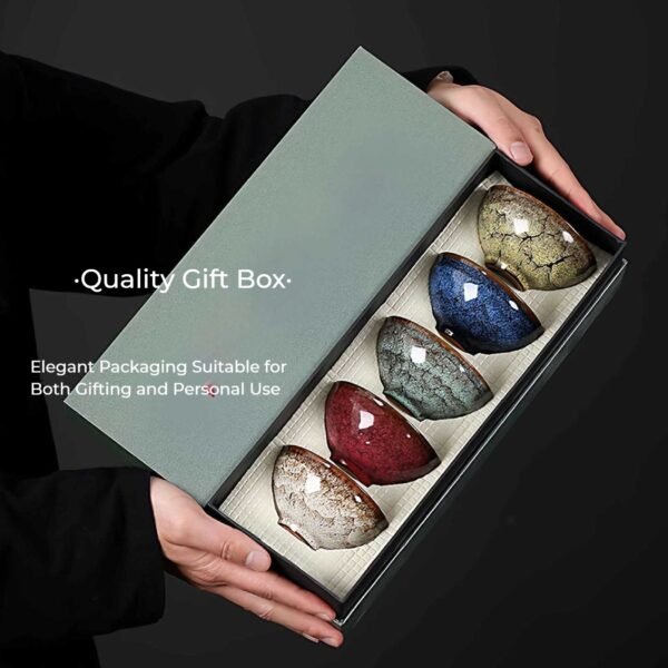 ElementalHarmony·Kiln-TransmutedTeaCupSet10