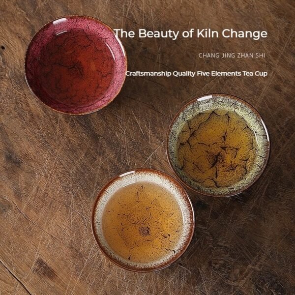 ElementalHarmony·Kiln-TransmutedTeaCupSet12