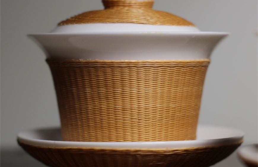 Bamboo woven tea set (3)