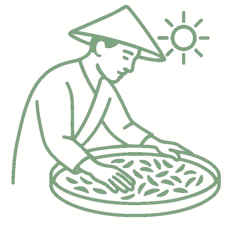 Traditional tea making process